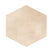 Cotto Ivory Matt Porcelain Tile 8x10 Inches – hexagonal ivory tile for modern floor and wall applications

