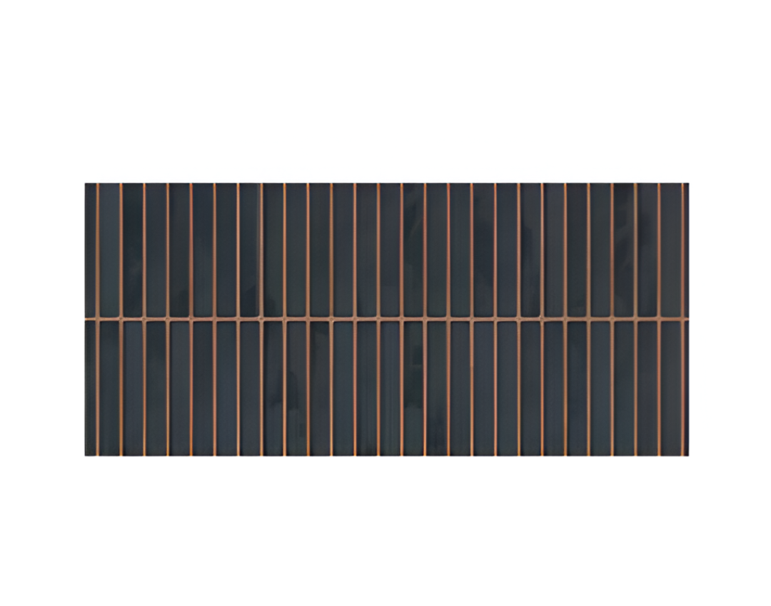 Coventry Black Satin Matt Tile 12x24 inch with sleek black color and satin matt finish, perfect for bathrooms, kitchens, living areas, and contemporary interior designs.