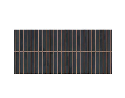 Coventry Black Satin Matt Tile 12x24 inch with sleek black color and satin matt finish, perfect for bathrooms, kitchens, living areas, and contemporary interior designs.