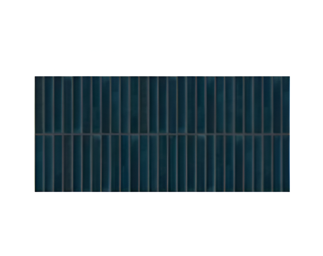 Coventry Kitkat Blue Tile 12x24 inch with vibrant blue color and glossy finish, perfect for bathrooms, kitchens, living areas, and modern interior designs.