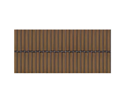 Coventry Kitkat Brown Tile 12x24 inch with warm brown color and glossy finish, ideal for bathrooms, kitchens, living areas, and contemporary interior designs.