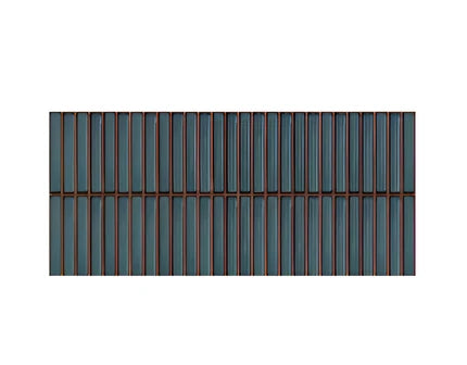Coventry Kitkat Cyan Tile 12x24 inch with bright cyan color and glossy finish, ideal for bathrooms, kitchens, living areas, and contemporary interior designs.