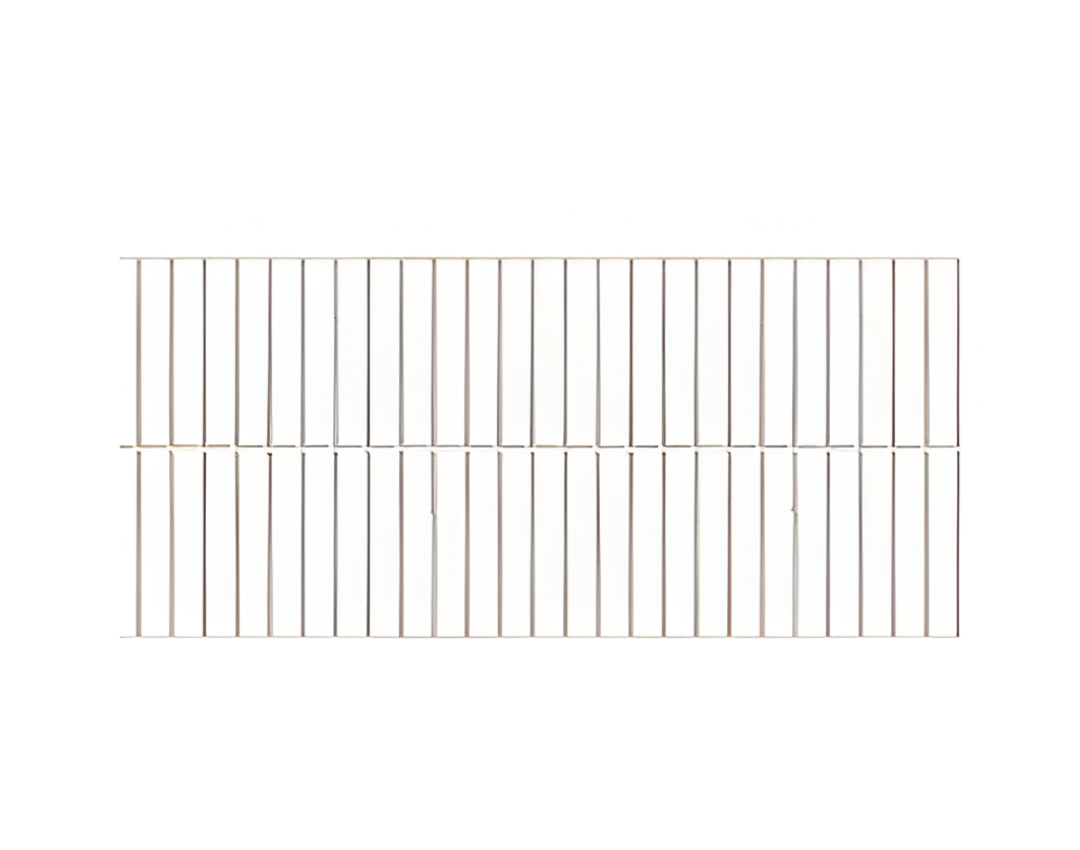 Coventry Kitkat White Smoke Tile 12x24 inch with light grey-white color and glossy finish, ideal for bathrooms, kitchens, living areas, and contemporary interior designs.