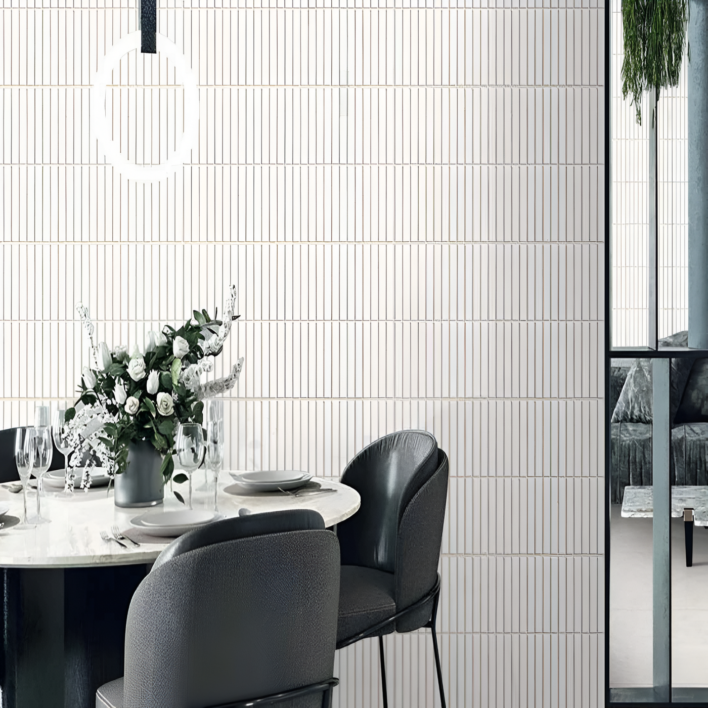 Designer Frost Coventry White Kitkat Tile