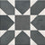 Crape Nero Decor Moroccan vitrified tile in 8×8 inch size featuring a rich nero color base with intricate printed Moroccan and rangoli-inspired detailing, glossy finish surface, suitable for stylish floor and wall applications in modern and traditional interiors