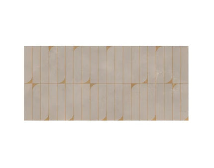 Crayon Fog Decor vitrified tile installed in a modern interior space, showcasing large-format 24×48 inch tiles with detailed decor pattern, matt surface texture, seamless joint alignment, and elegant rustic styling suitable for premium floor and wall applications in residential and commercial environments.