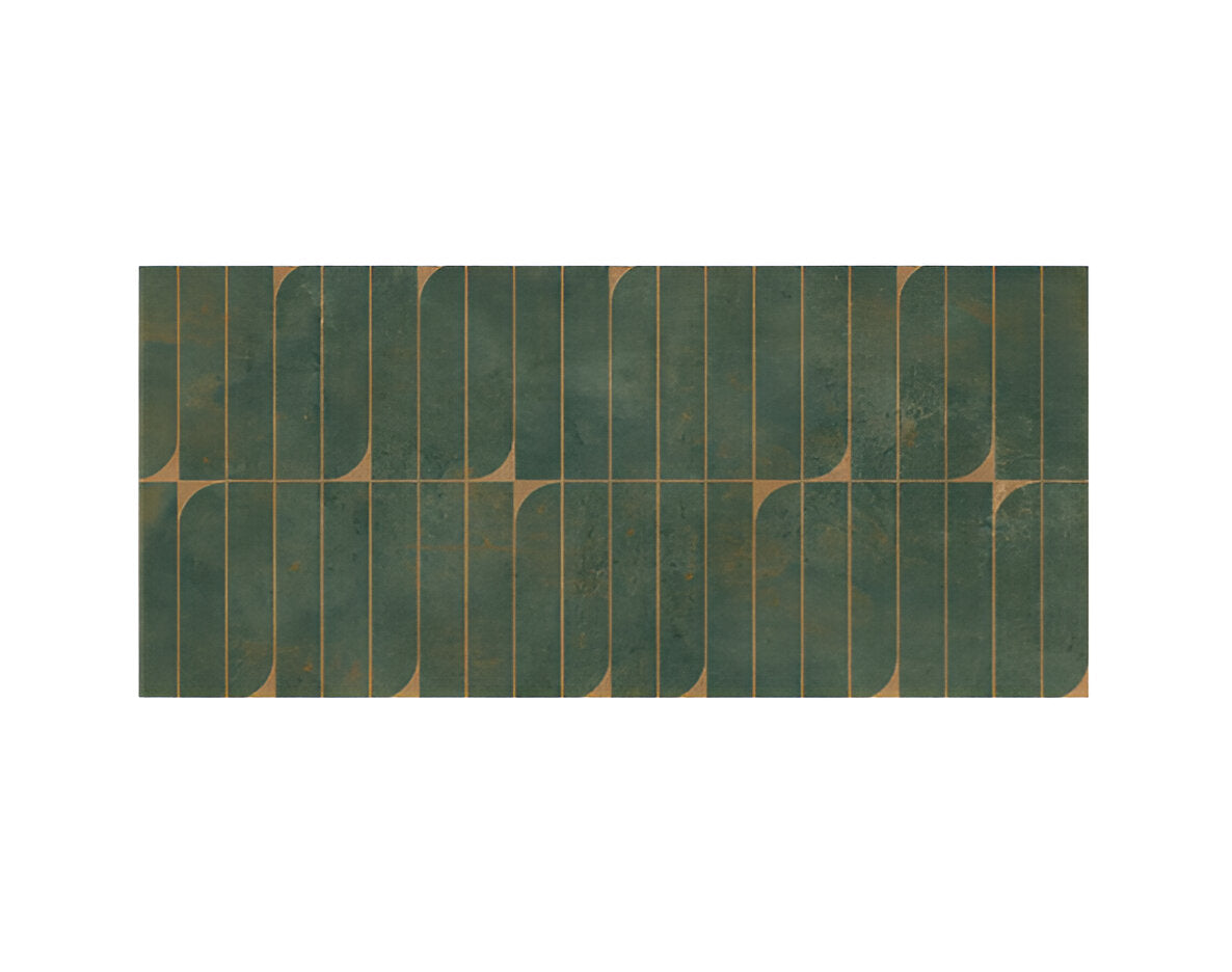 Crayon Forest Decor Vitrified Tile in a large 24×48 inch format, installed on an interior surface, showcasing its rustic decorative pattern, smooth matt texture, precise straight edges, and seamless alignment that enhances modern residential and commercial spaces.
