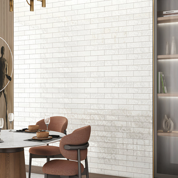 Cream Alloy Subway Tile 3 Inch x 12 Inch