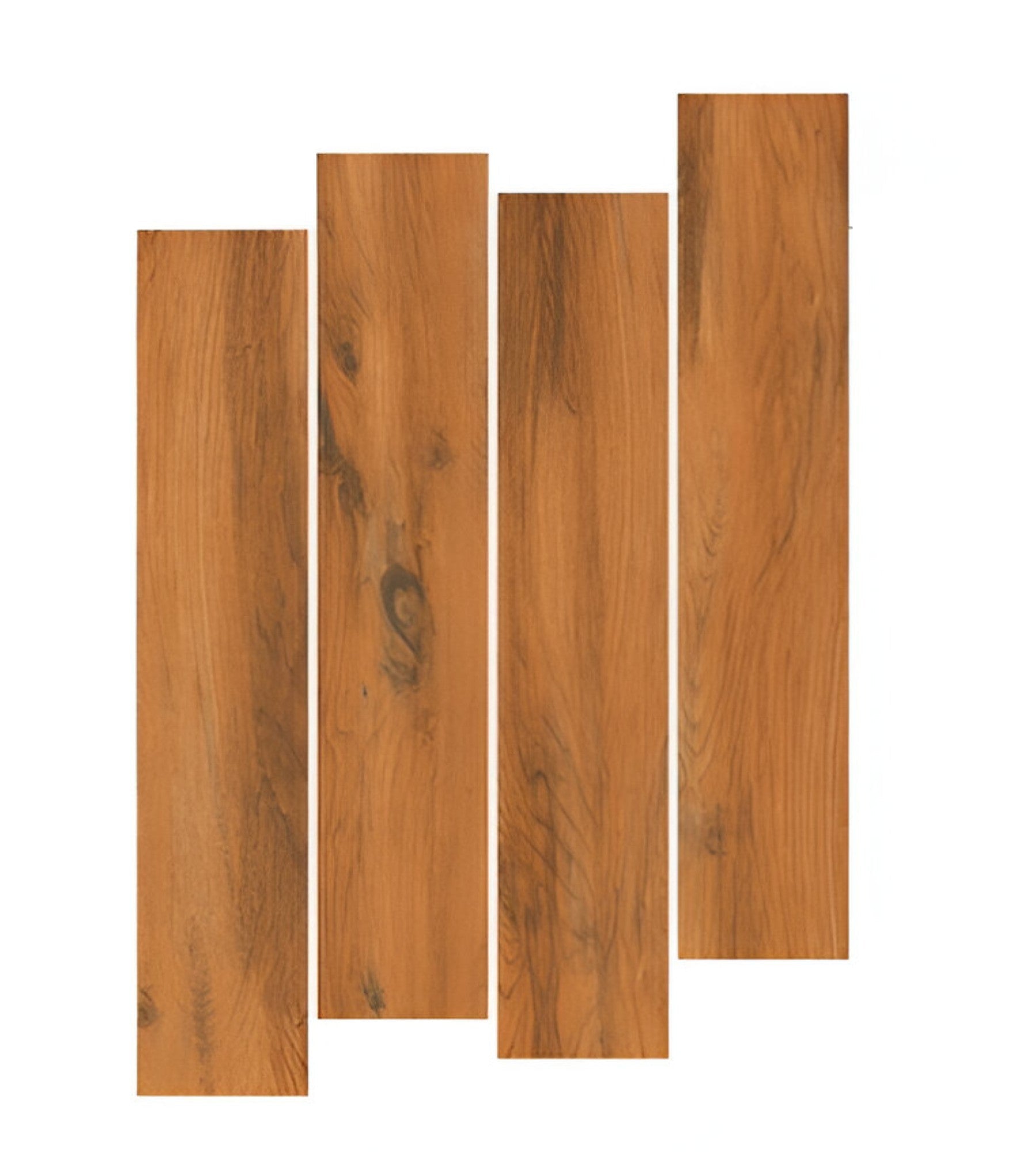 Dacota Pine Wooden Plank Vitrified Tile in 8x48 Inch size displayed in a warm pine-wood shade with detailed natural grain texture, matt finish and realistic wooden plank appearance, ideal for modern flooring in living rooms, bedrooms and commercial spaces.