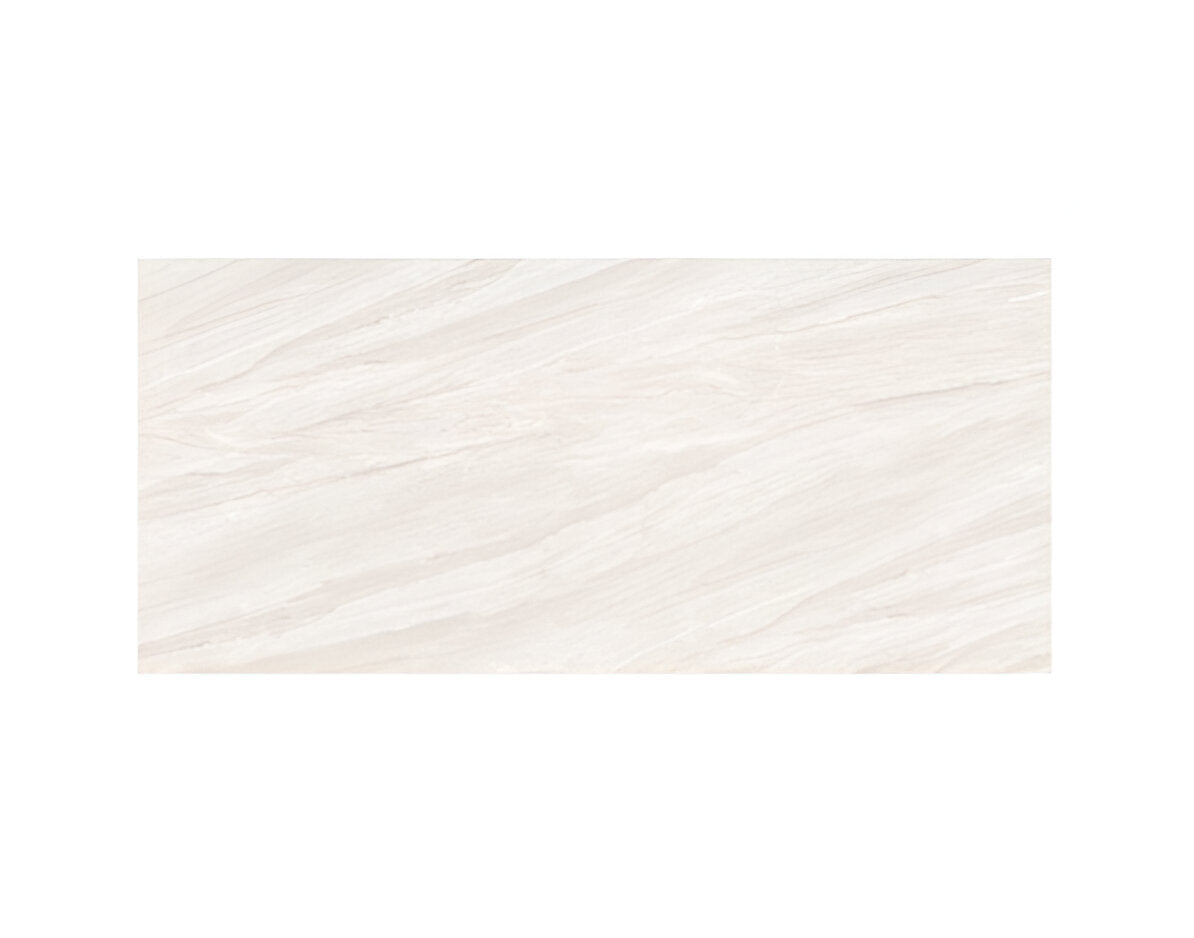 Dakar Bianco Vitrified Tile 24×48 Inch with rustic surface texture in large 24×48 inch format, installed in a contemporary interior space, showcasing smooth matt finish, precise edges, minimal grout lines, and durable surface suitable for both floor and wall applications in modern residential and commercial environments.