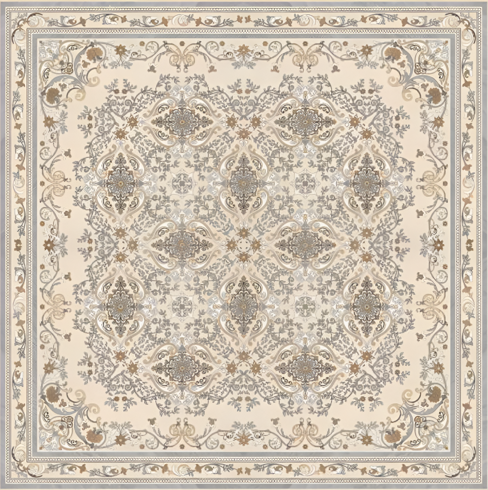 Darius Porcelain Matt 24x24 Inch Tile – Warm gray matte porcelain tile with a soft stone-like texture, ideal for contemporary floors and elegant wall applications.