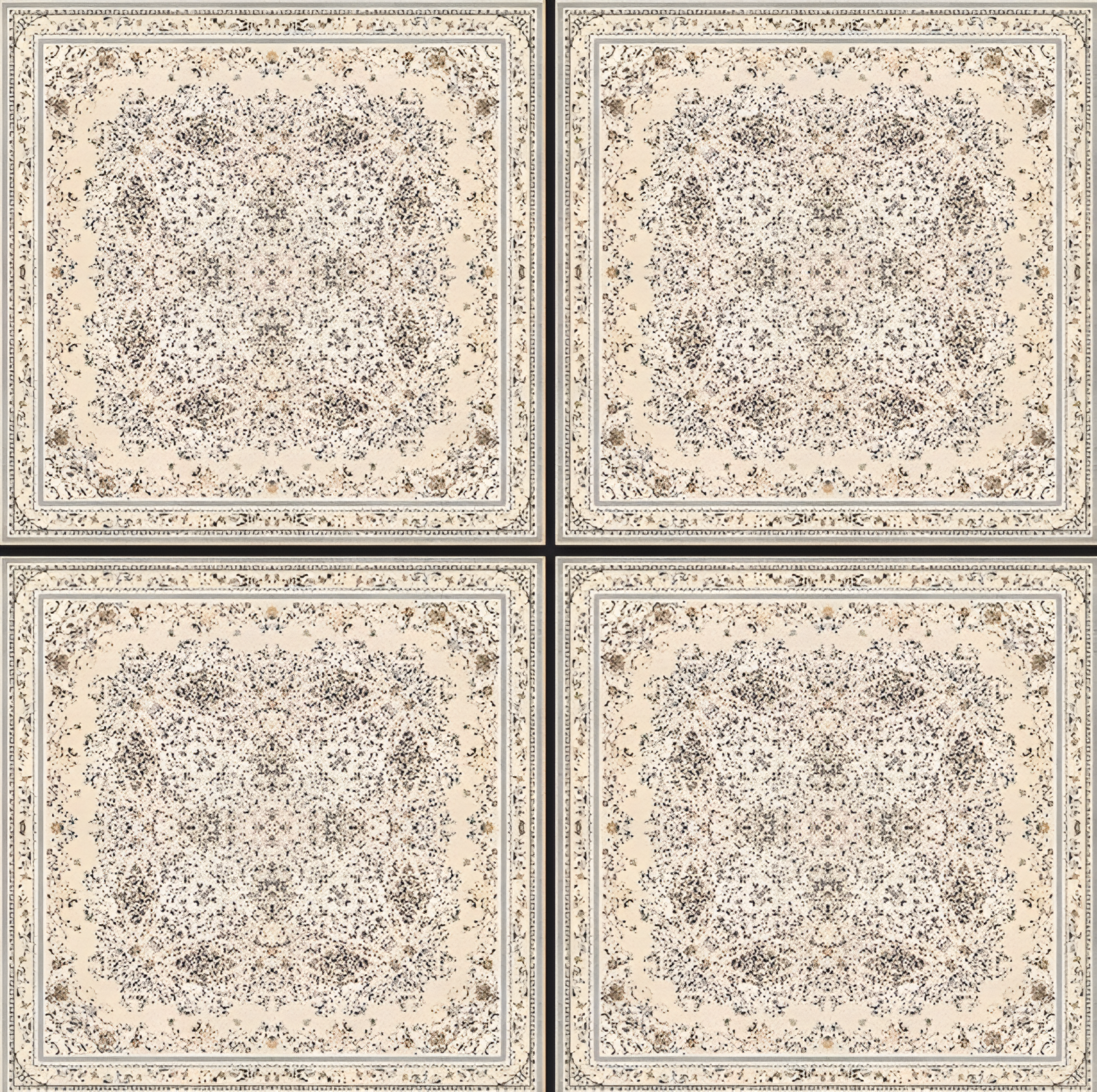 Darius Porcelain Matt 24x24 Inch Tile – Warm gray matte porcelain tile with a soft stone-like texture, ideal for contemporary floors and elegant wall applications.