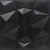 Diamond Black Ceramic Punched Tile 12*12 Inch