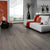 Dove Grey Laminate Flooring 8x48 inch with soft dove grey wood finish, durable scratch-resistant surface, perfect for contemporary interiors, living spaces, and high-traffic residential and commercial flooring applications
