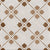 Ducati Beige Decor 1 Moroccan vitrified tile with glossy finish showcasing intricate printed rangoli patterns in soft beige color, ideal for enhancing floor and wall spaces with elegant decorative detailing in homes and commercial interiors.