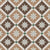 Ducati Beige Decor 2 Moroccan vitrified tile in 8×8 inch size featuring intricate printed rangoli-inspired patterns in soft beige tones with a glossy finish, installed on floor and wall surfaces to create an elegant decorative interior look.