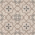 Elude Moroccan Vitrified Tile 24x24 Inch in brown Rangoli design with intricate Moroccan prints, matt finish surface, and vitrified body ideal for artistic flooring and wall décor in homes and commercial spaces.