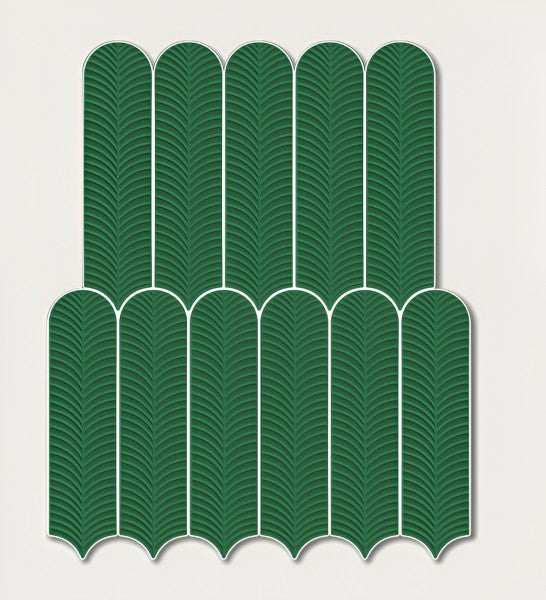 Emerald Shine Feather 3 Inch *12 Inch