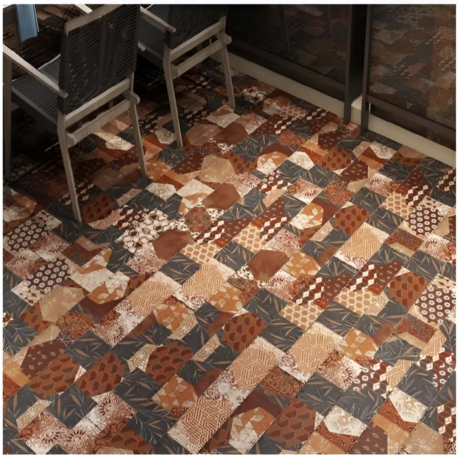 Encore Vitrified Tile 6 Inch x 36 Inch featuring a smooth finish with neutral wood-look tones and subtle grain patterns suitable for modern wall and floor applications in living rooms bedrooms and commercial spaces
