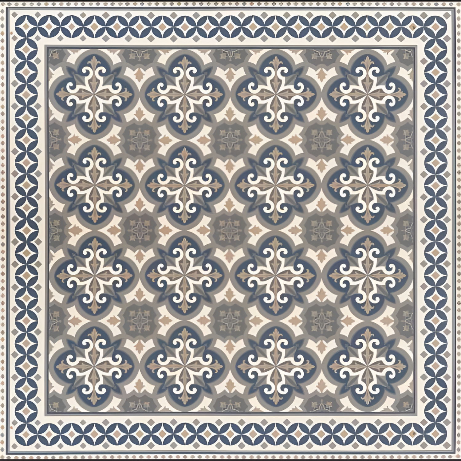 Ester Porcelain Matt Tile – 24x24 inch porcelain tile with a soft matte finish in neutral tones, ideal for modern walls and floors.