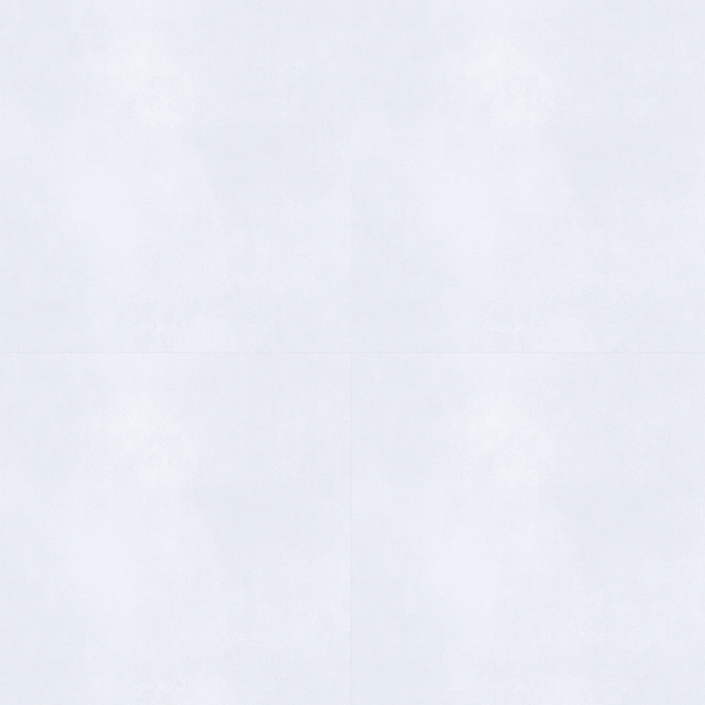 Exotica Pearl ceramic floor tile in 24 x 24 inch size featuring a solid rustic surface with matte finish, installed in a modern interior space showing seamless large-format flooring with minimal grout lines and a clean, contemporary layout.