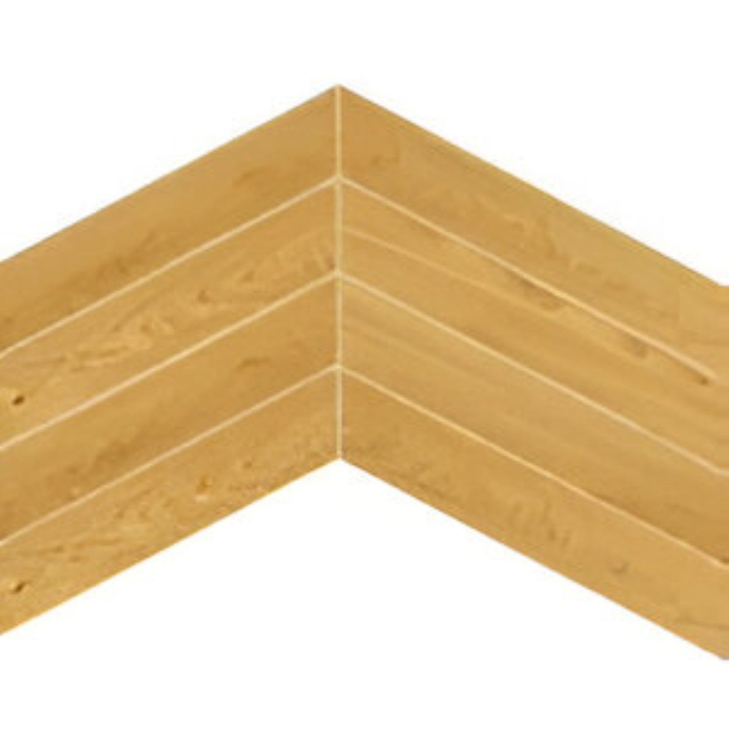 Fawn Oak Chevron Wooden Tile 6x36 Inch, featuring warm fawn oak tones arranged in a chevron pattern, ideal for stylish and durable flooring or wall applications.
