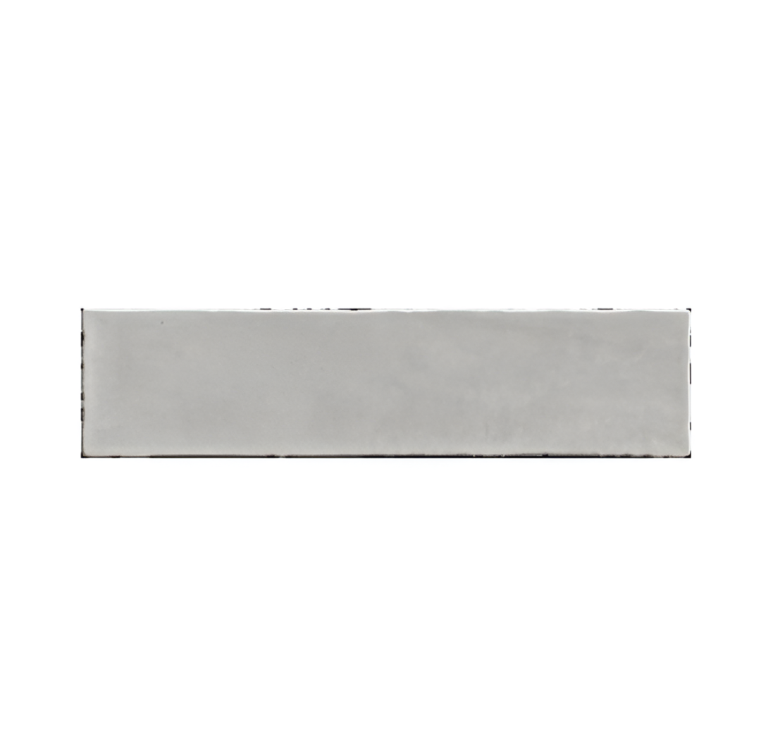 Fes De Gris Subway Tile 3x12 inch with sleek grey color and glossy finish, perfect for stylish kitchen backsplashes, bathroom walls, and contemporary decorative interiors.