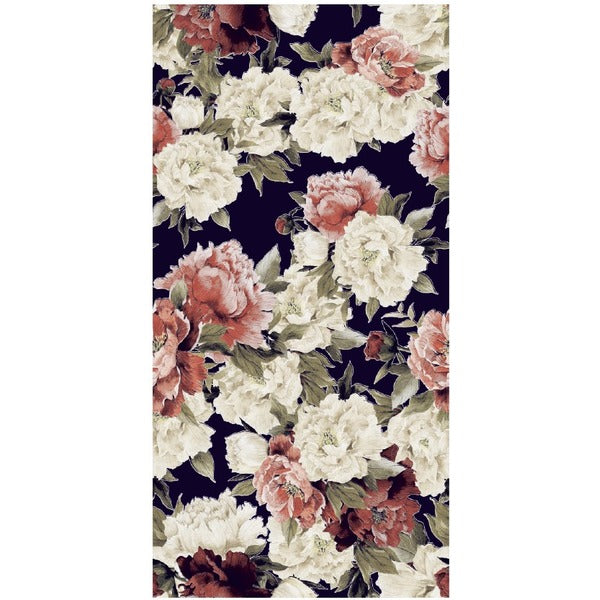 Frame Mould Black Tile 24 x 48 inch featuring a sleek black design inspired by wallpaper patterns, ideal for adding a stylish and contemporary decorative touch to walls and surfaces.
