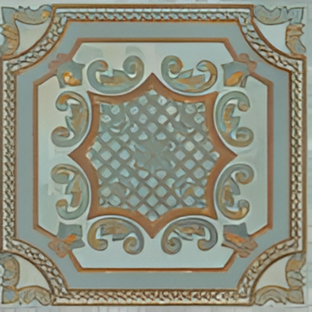 Gatsby Verde Deco Ceramic Tile in 12x12 inch size, showcasing antique embossed design with intricate green patterns, highlighter finish, and decorative detailing for use in walls, kitchens, and bathroom interiors.