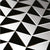 Geometrical Fresco Moroccan Matt 24x24 inch tile with bold black and white triangular pattern in matte finish for modern floors