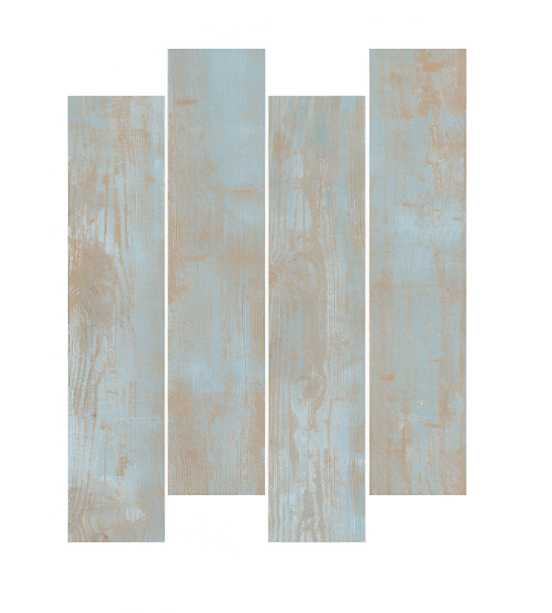 Glenwood Aqua Wooden Plank 8×48 Inch vitrified floor tile with carving finish showcasing natural aqua-tone wooden grains and elongated plank texture ideal for elegant residential and commercial flooring interiors