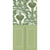 Green Flora 7 Wallpaper Set Tile 24 Inch x 48 Inch featuring a decorative floral pattern in green tones with smooth finish suitable for wall applications in living rooms bedrooms and accent walls
