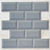 Grey Bevelled Subway Tile 4x8 inch with a glossy finish, featuring a sleek grey beveled surface, smooth and durable, ideal for modern backsplashes and decorative wall applications.
