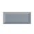 Grey Bevelled Subway Tile 4x8 inch with a glossy finish, featuring a sleek grey beveled surface, smooth and durable, ideal for modern backsplashes and decorative wall applications.

