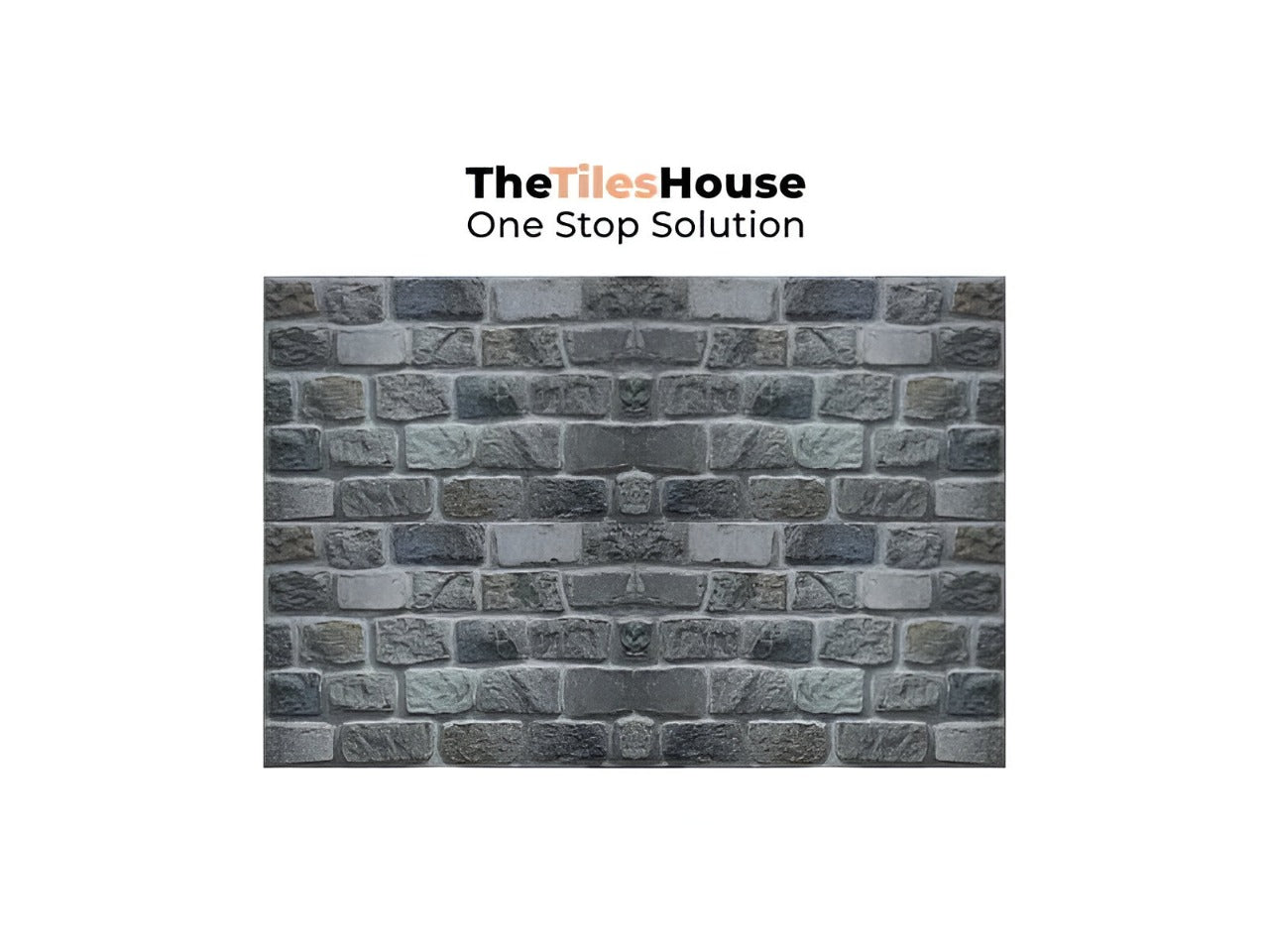 Grey Brick Matt Vitrified Tile 12x18 inch with realistic brick texture, soft grey tones, and matte finish, ideal for modern and durable flooring or wall designs
