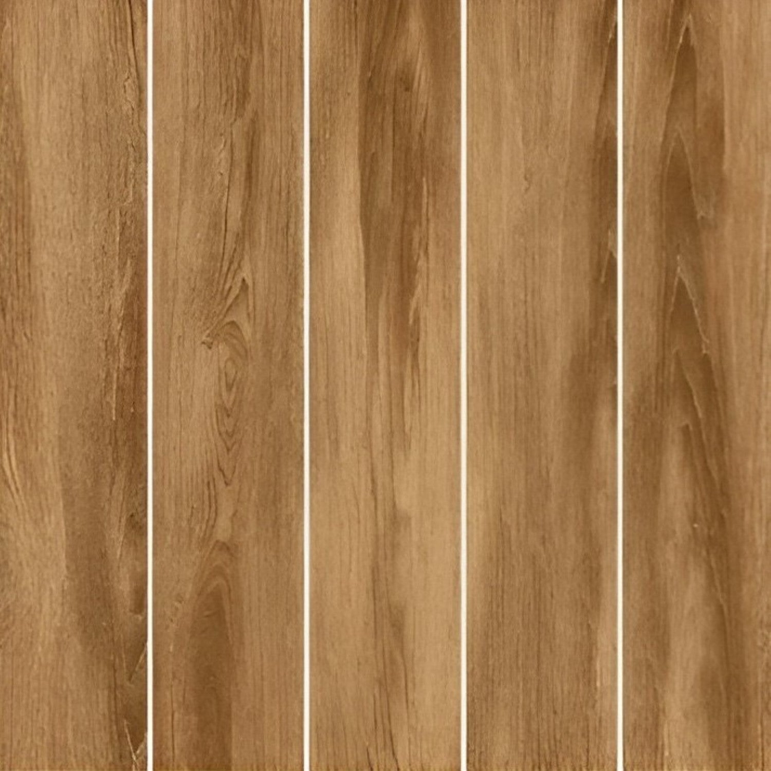 Gunstock Vitrified B Tile 8x48 Inch with rich warm brown wood grain texture, smooth polished surface, ideal for stylish and durable flooring applications
