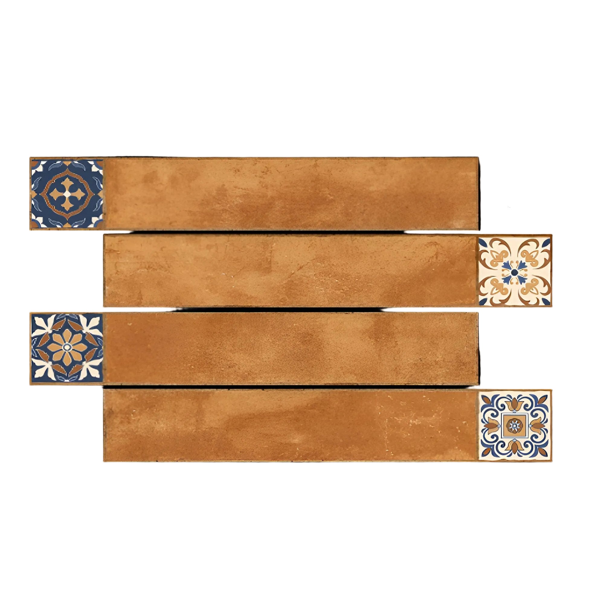 Hannah Naranza Vitrified Tile – 6×36 inch matt vitrified plank tile in warm brown with realistic wood-grain texture, designed to mimic natural hardwood while offering the durability and moisture resistance of tile.