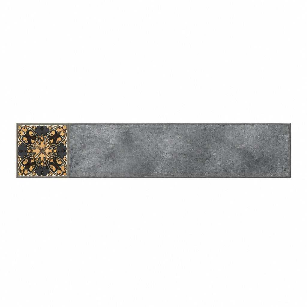 Hannah Oscura Vitrified Tile 6*36 Inch