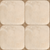 Helix Crema Moroccan Ceramic Tile – 24x24 inch ceramic tile featuring soft cream tones with subtle Moroccan geometric and floral patterns for a classic look.