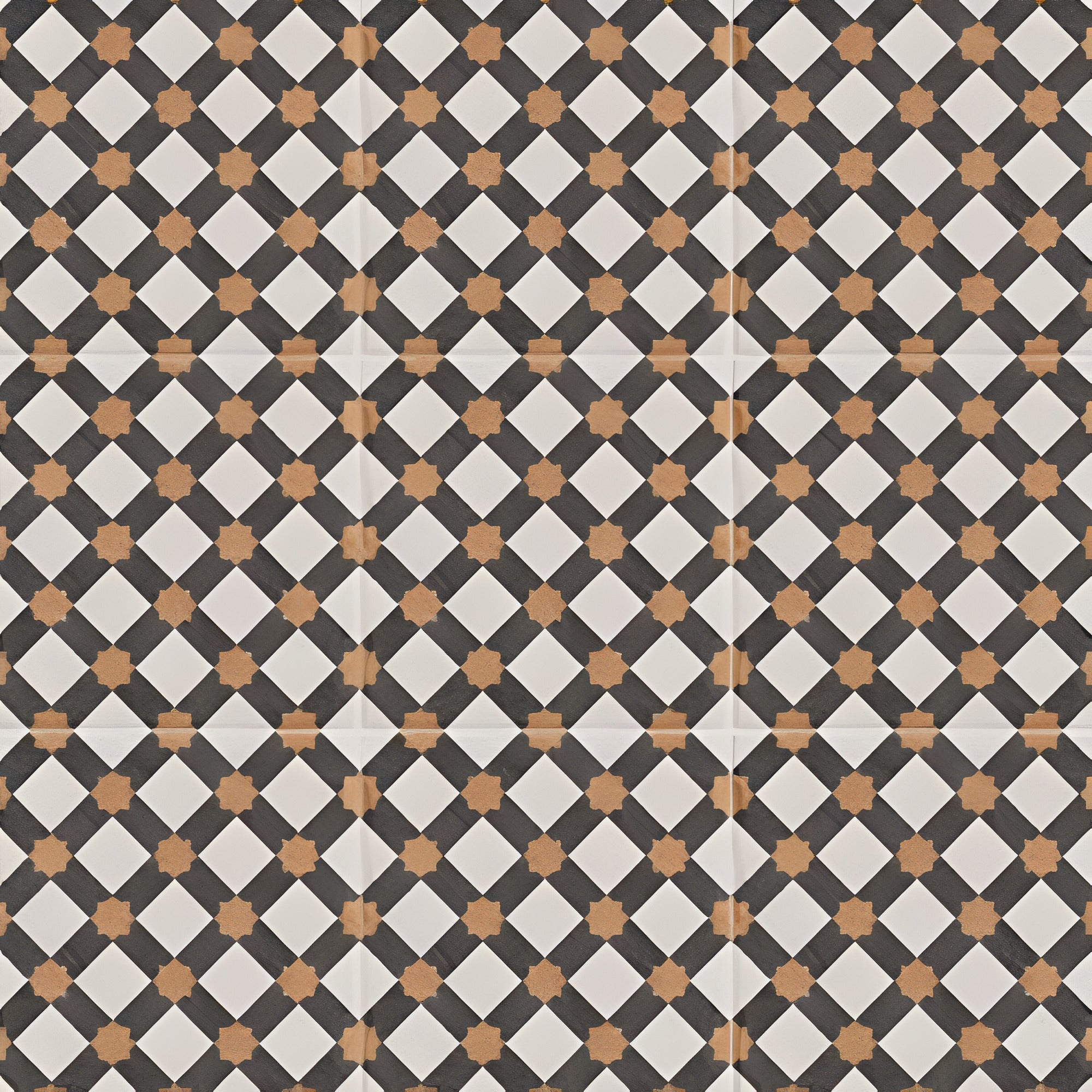 High-quality Ducati Paper Decor 2 Moroccan vitrified tile in 8x8 inch size featuring detailed printed Rangoli-inspired artwork with a glossy surface, suitable for floor and wall installation in modern and traditional interior spaces.