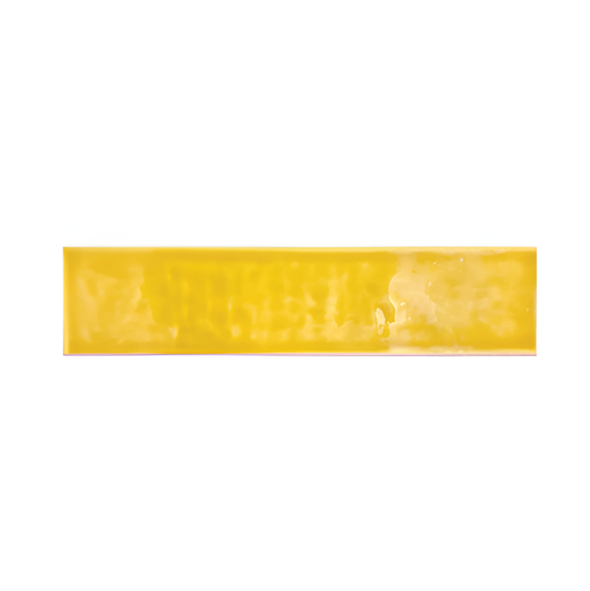 Hong Kong Yellow Glossy Subway Tile 3x12 inch with vibrant yellow color and sleek glossy finish, ideal for kitchen backsplashes, bathroom walls, and modern decorative interiors.