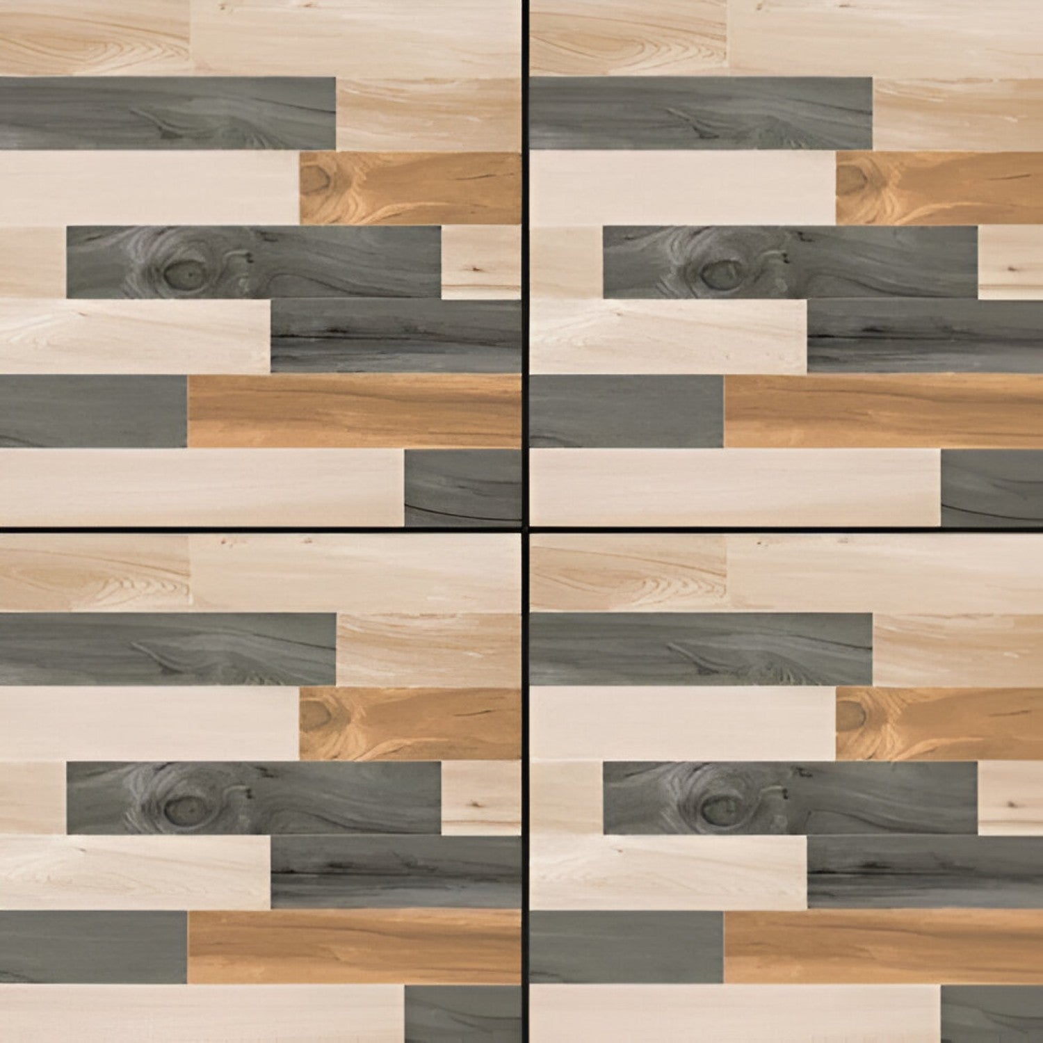 JW-178 Wooden Ceramic Tile 24x24 Inch, featuring natural wood-grain patterns with warm brown tones, ideal for creating a rustic and durable flooring or wall finish.
