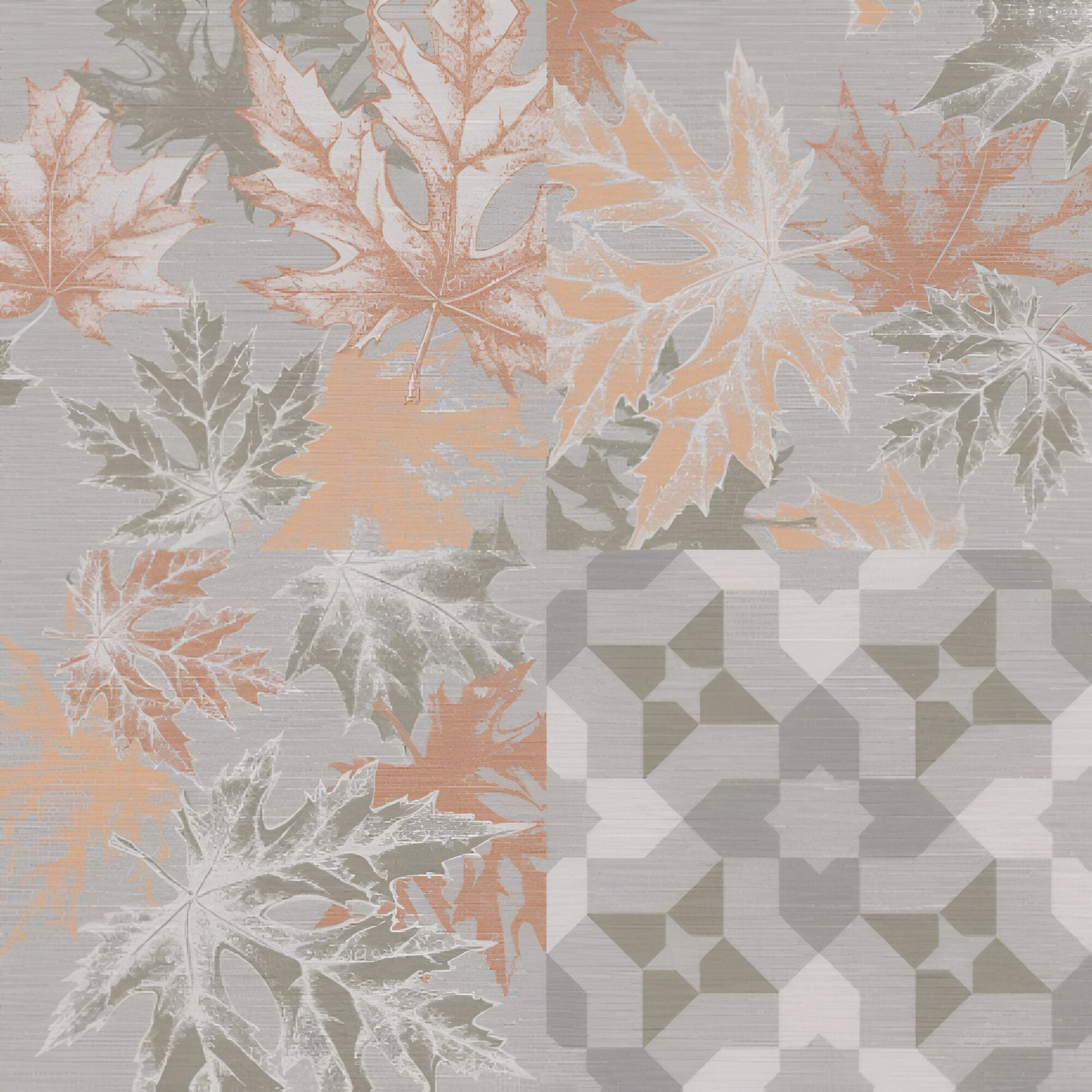 Jekorb Grey Decor 1 Moroccan vitrified floor tile in a 24 x 24 inch size, featuring a soft grey color with intricate cultural-inspired detailing, presented in a matt finish that gives a smooth and elegant appearance suitable for modern and traditional interiors