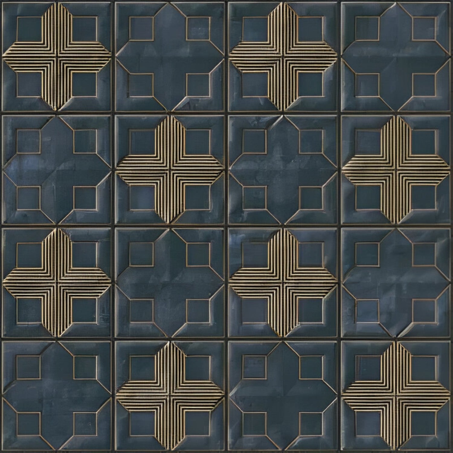Jorde Verde Ceramic Tile 12×12 inch – rich green tile with a handcrafted finish and slight tonal variations, perfect for natural and earthy aesthetics.