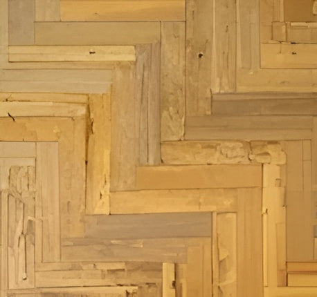 Kashmir Wood Lapato Ceramic Tile 24 Inch x 24 Inch featuring a semi-polished wood grain finish in natural brown tones suitable for modern wall and floor applications in living rooms bedrooms and commercial spaces
