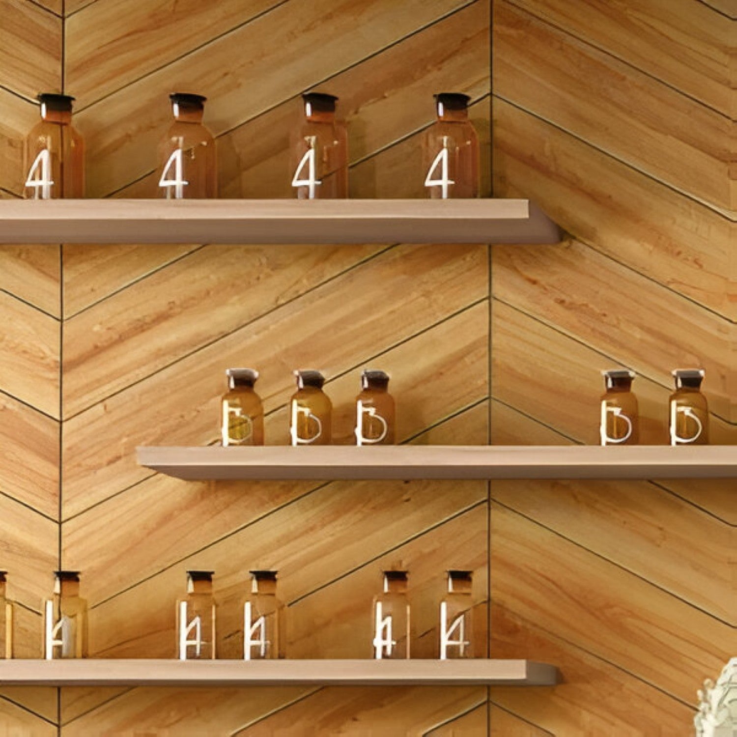 Knotty Pine Chevron Wooden Tile 6x36 Inch, featuring natural pine tones with visible knots arranged in a chevron pattern, ideal for rustic, stylish, and durable flooring or wall applications.
