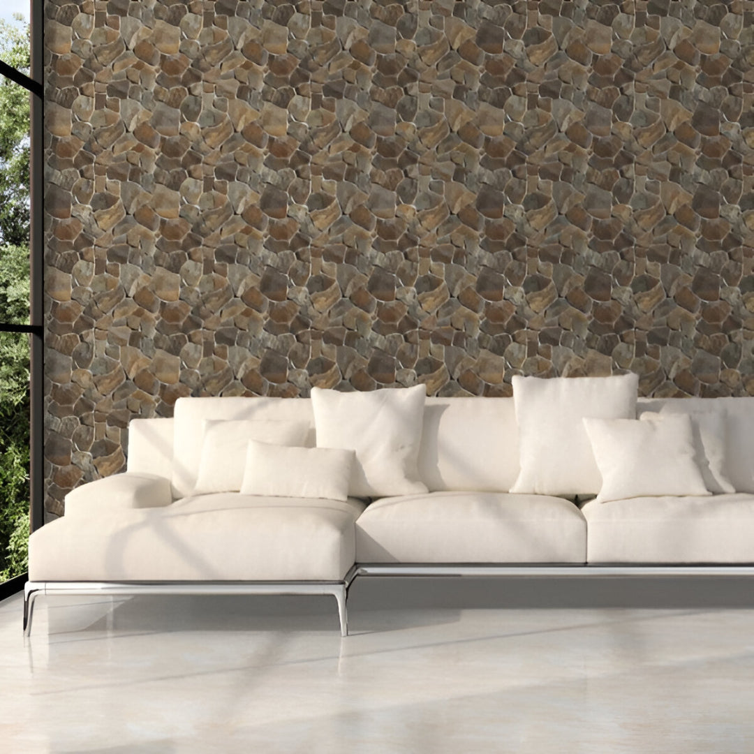 Laura Bronze 12x18 Inch matt vitrified wall tile with rich bronze tone – perfect for kitchen and bathroom interiors

