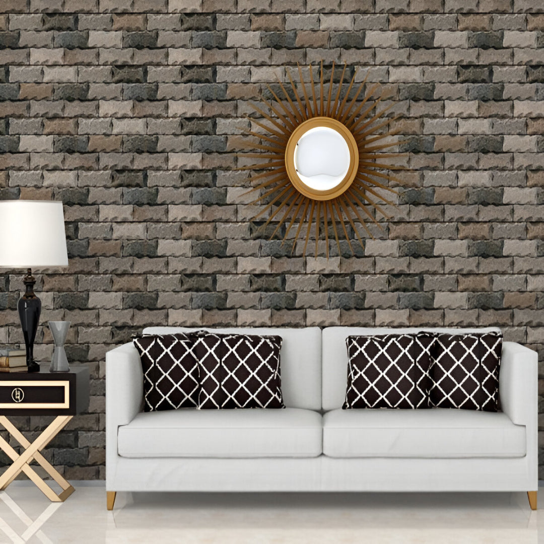 Lerry Brown 12x18 Inch vitrified ceramic tile with natural matte stone finish

