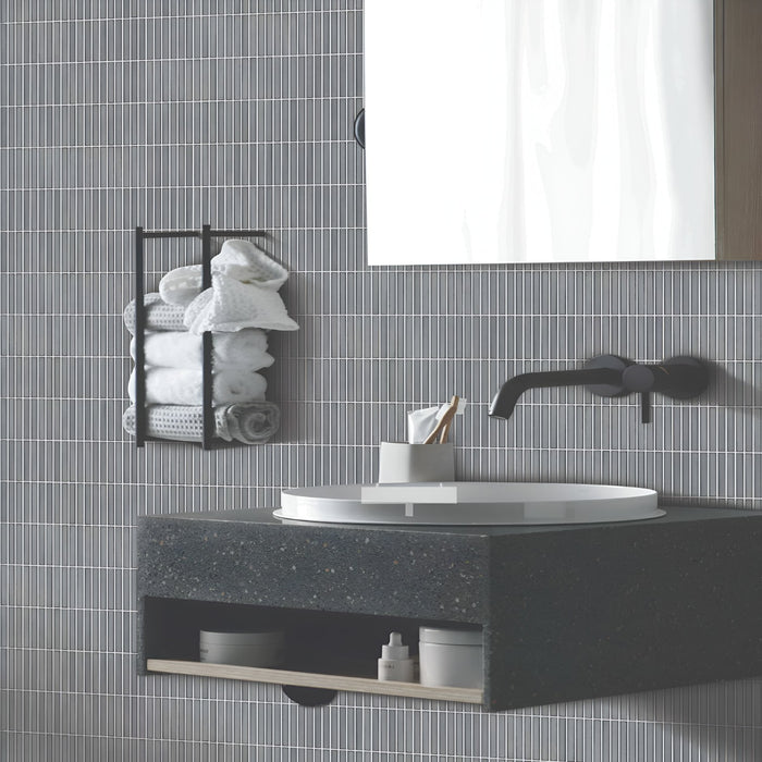 Earthy Ribbed Liner Terrain Bathroom Inspiration