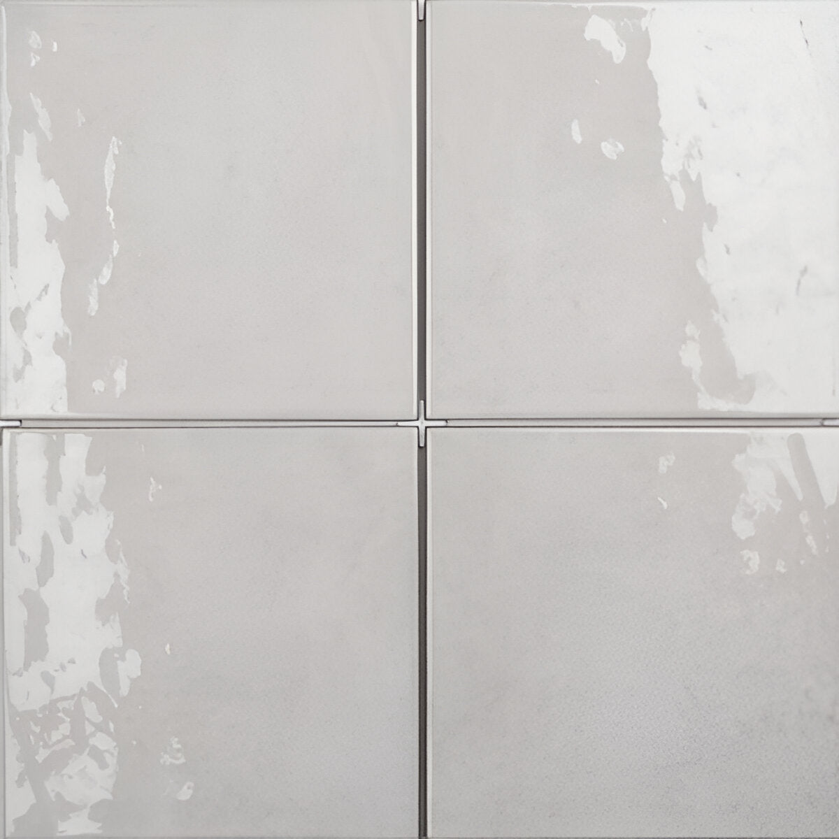 Lucido Base Bianco 8x8 inch Vitrified Gloss Tile with pure white tone and glossy finish for modern wall and floor designs

